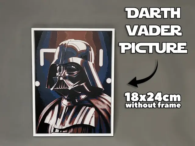 HueForge model: Inspered by Darth Vader 3D picture 18x24* Hueforge by Danz