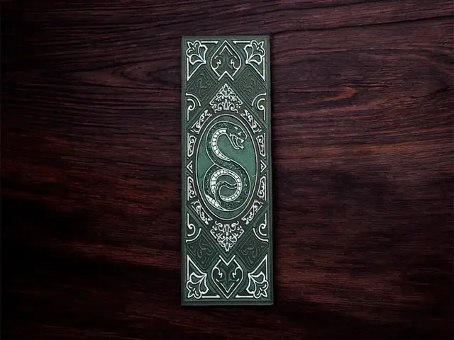 Harry Potter Slytherin House Regel Bookmark
