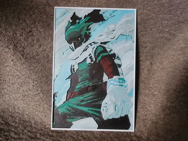 HueForge model: Deku - My Hero Academia - HueForge by keko