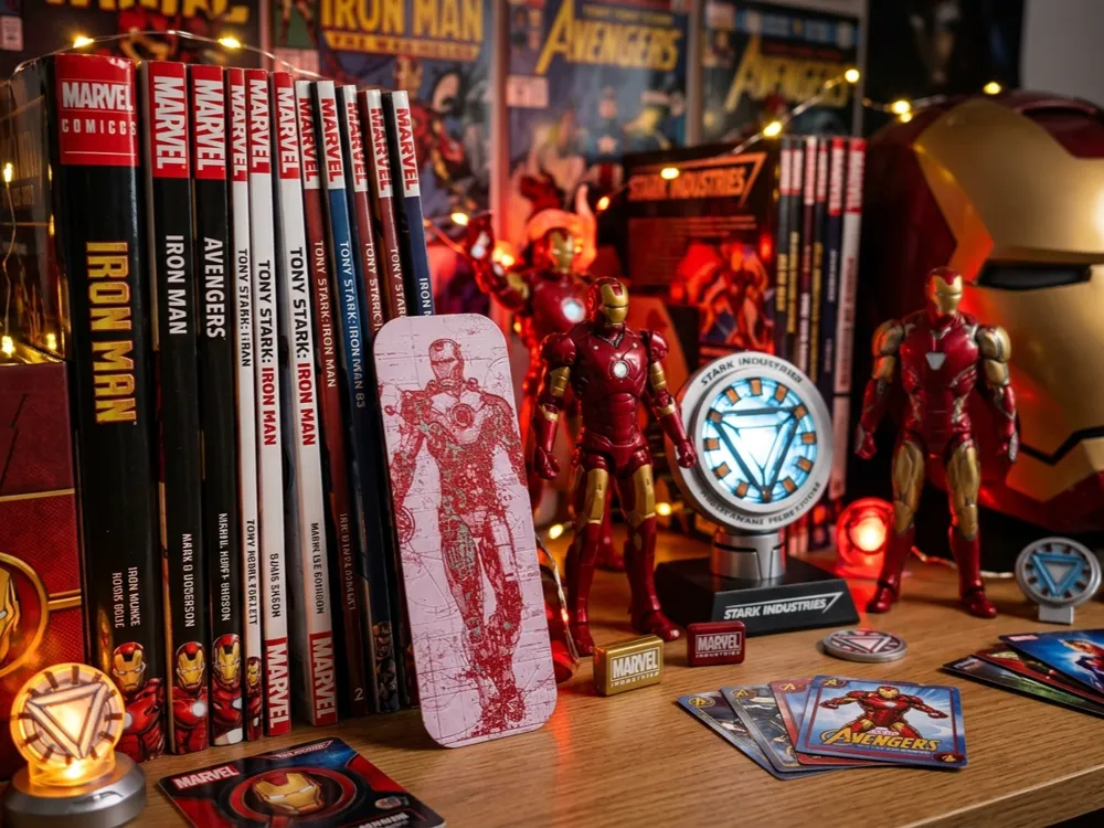 Bookmark IronMan - Hueforge by keko HueForge model: Bookmark IronMan - Hueforge by keko