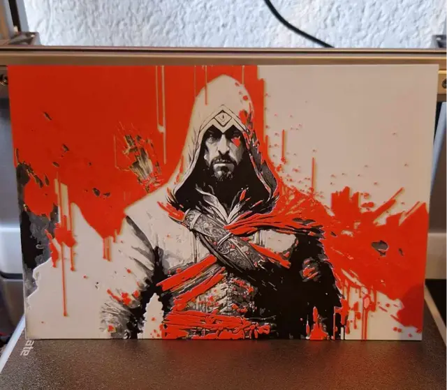 HueForge model: Assassin's creed Ezio Hueforge by Dakiren