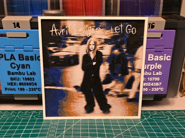 HueForge model: Avril Lavigne "Let Go" Album - Hueforge Art by Lumpy3D