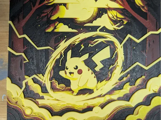 HueForge model: hueforge pikachu by ZombiePaint3D