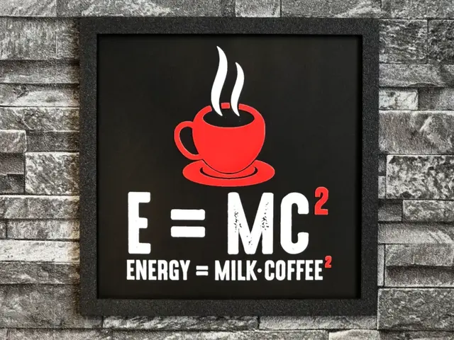 HueForge model: Hueforge E=MC2 Coffee by StefBull85