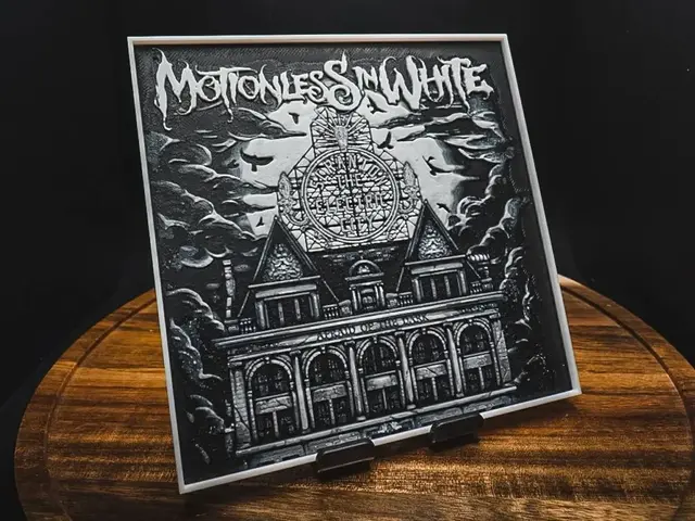 HueForge model: Motionless In White – Afraid Of The Dark(HueForge) by HugheCraft