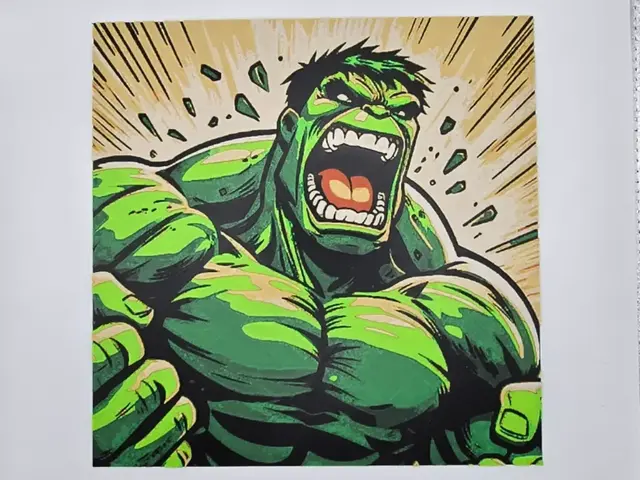 HueForge model: Hulk by Kactus Fpv