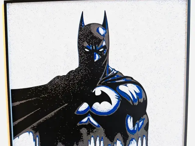 HueForge model: The Dark Knight by World of Glt 3d