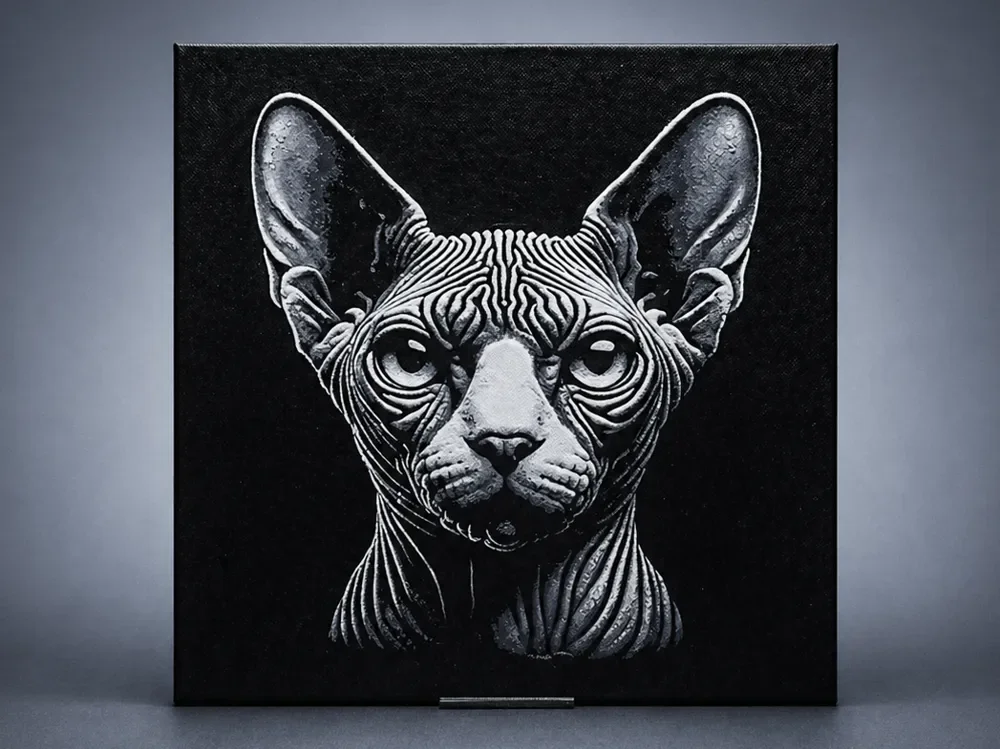 Canadian Sphynx cat by Aleksandr HueForge model: Canadian Sphynx cat by Aleksandr