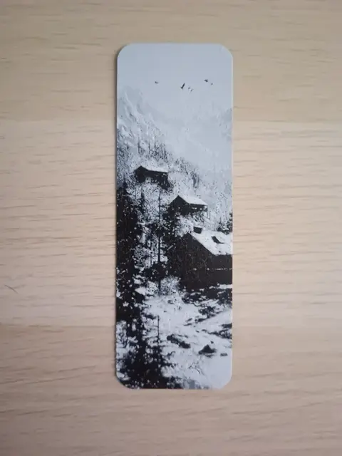 HueForge model: Town Mountain Snow Bookmark by Atrus Design