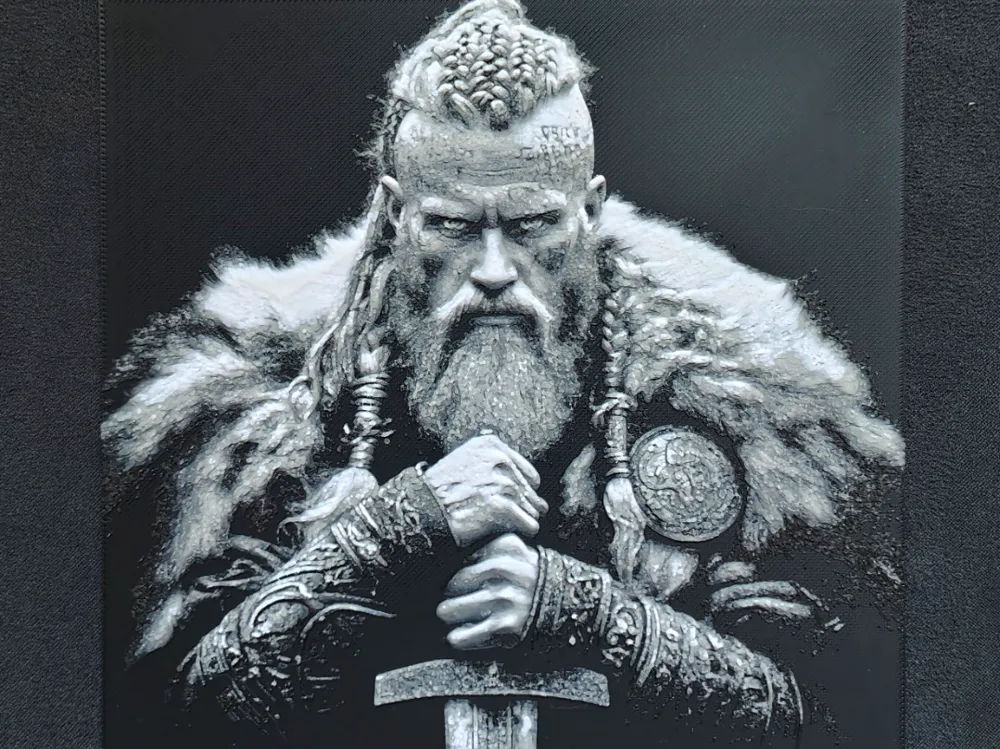 Viking V. HueForge by fD.667 HueForge model: Viking V. HueForge by fD.667