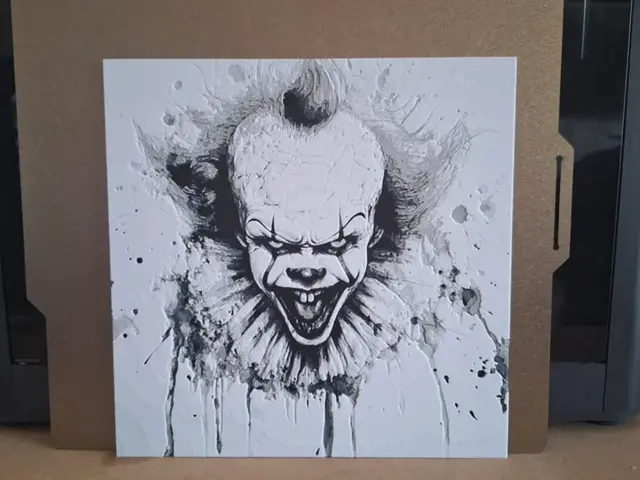 HueForge model: IT the Clown - Hueforge by 3dGlow