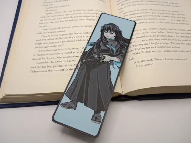 HueForge model: Demon Slayer, Muichiro Tokito Bookmark by 3djd