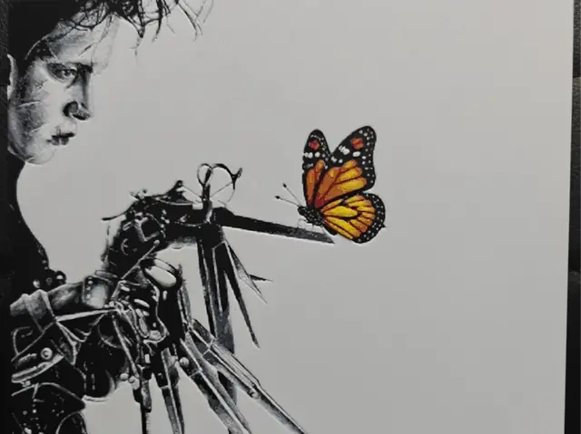 HueForge model: Edward Scissorhands by TheHueforgeLady