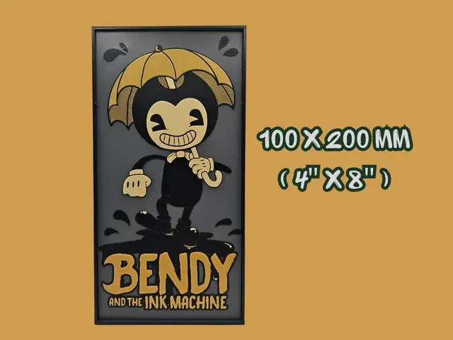 HueForge model: Bendy and the Ink Machine by BusyKikiBee