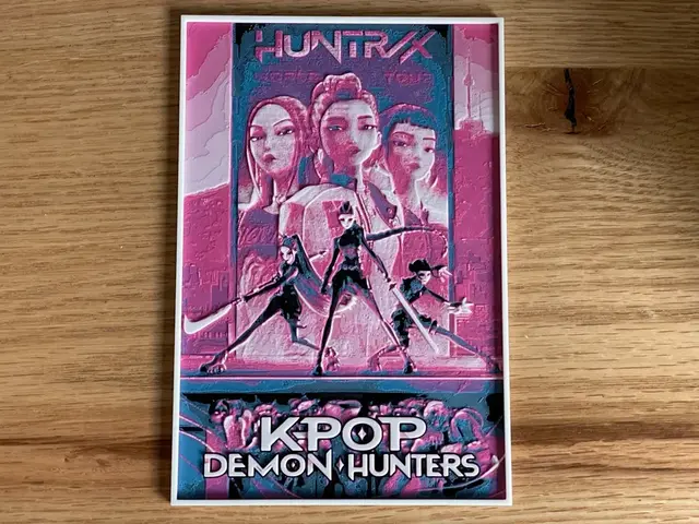 HueForge model: KPop Demon Hunters (2025) Hueforge Movie Poster by NiiON