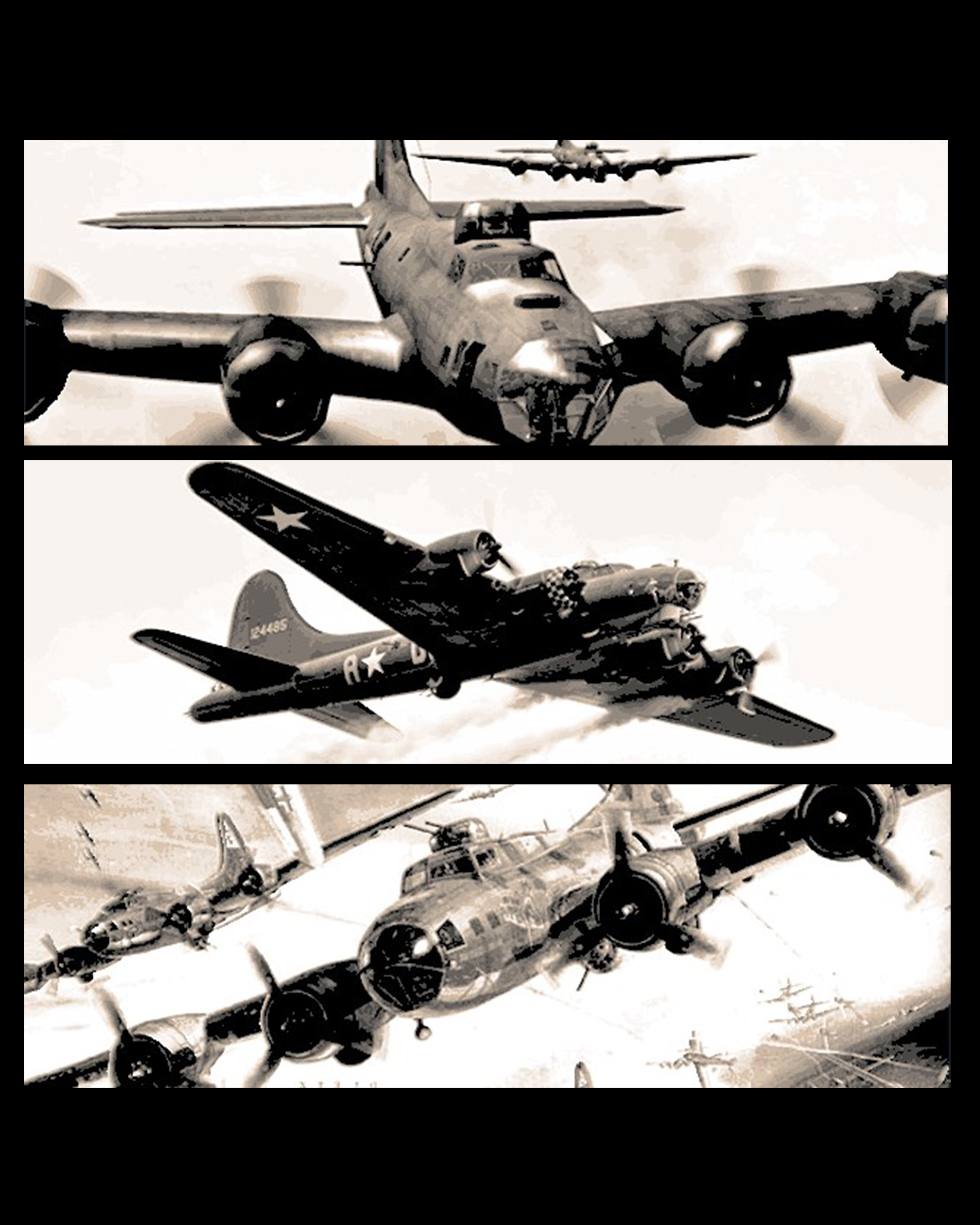 Boeing B-17 Flying Fortress US Air Force Bomber WWII - Tribute Set of Bookmarks by BooneCo3d HueForge model: Boeing B-17 Flying Fortress US Air Force Bomber WWII - Tribute Set of Bookmarks by BooneCo3d