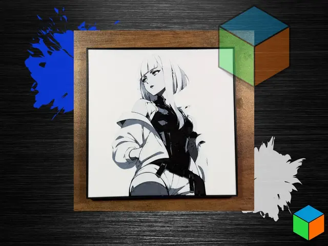 HueForge model: Lucy — HueForge Wall Art | Cyberpunk by 3D Prints By Vic