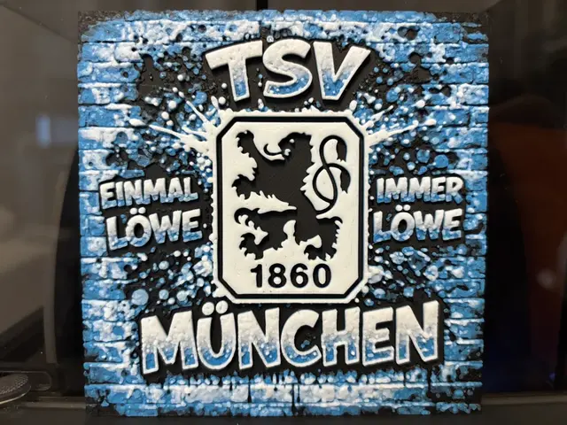 HueForge model: TSV 1860 München Graffiti Hueforge by Reeftank&more
