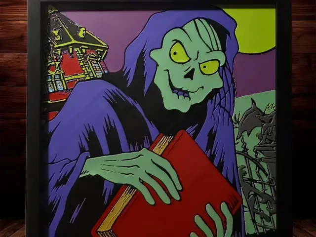 HueForge model: Tales From the Crypt Keeper by Side Quest Hues