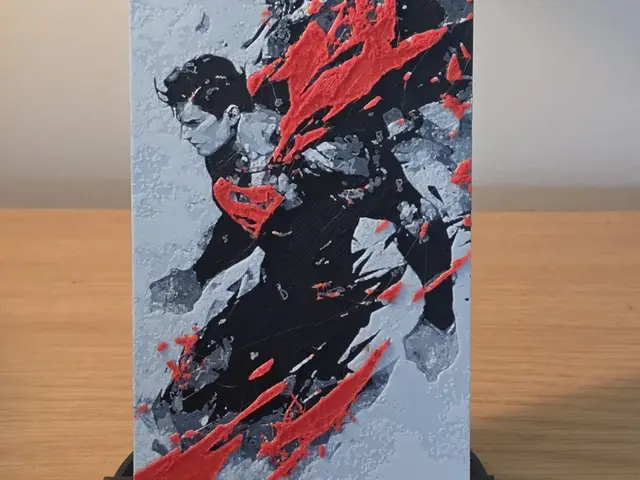 HueForge model: Hueforge - Superman - Superman 1 by FxD | Function-X-Design