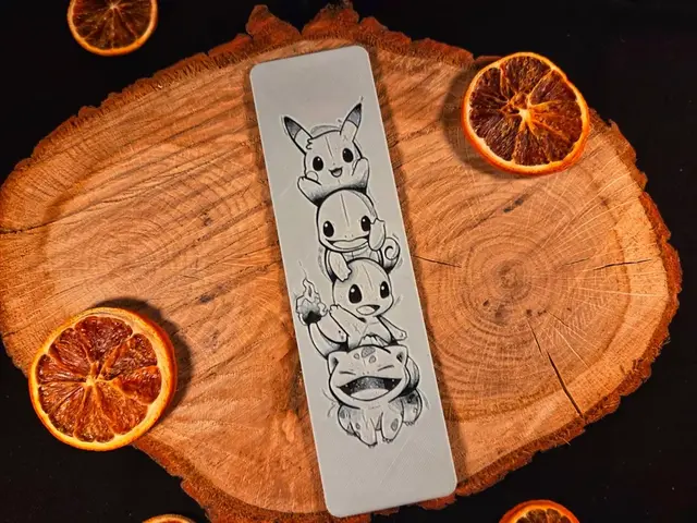 Pokemon bookmark - hueforge