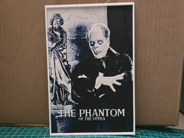 HueForge model: The Phantom of the Opera Poster - Hueforge Art by Lumpy3D