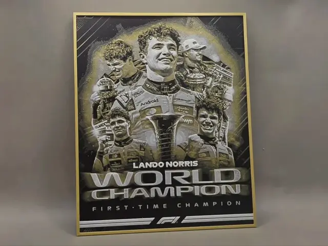 HueForge model: Lando Norris World Champion F1 - HueForge by keko