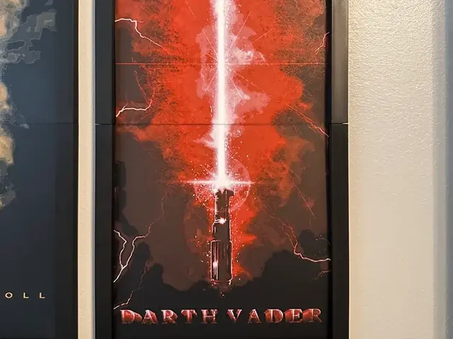 HueForge model: Darth Vader Light Saber 2-piece Hueforge by Hey Ben