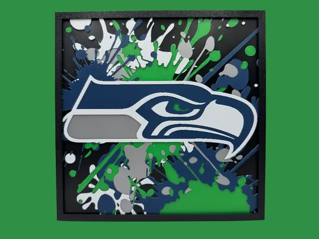 HueForge model: Seattle Seahawks - NFL Series 2 by Canadian Gamer