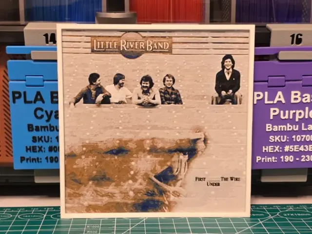 HueForge model: Little River Band "First Under the Wire" Album Art by Lumpy3D
