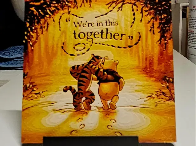 HueForge model: Winnie de Pooh We're in this Together by Mano's 3d_Art