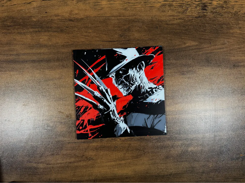 Freddy Krueger – Nightmare Splatter by 3D Prints By Vic HueForge model: Freddy Krueger – Nightmare Splatter by 3D Prints By Vic