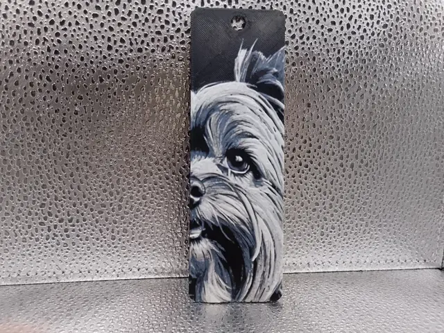 HueForge model: Yorkshire Terrier Bookmark - Hueforge by Borishotch Industries
