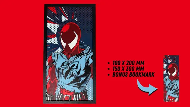 HueForge model: Scarlet Spider - Marvel Hueforge by Canadian Gamer