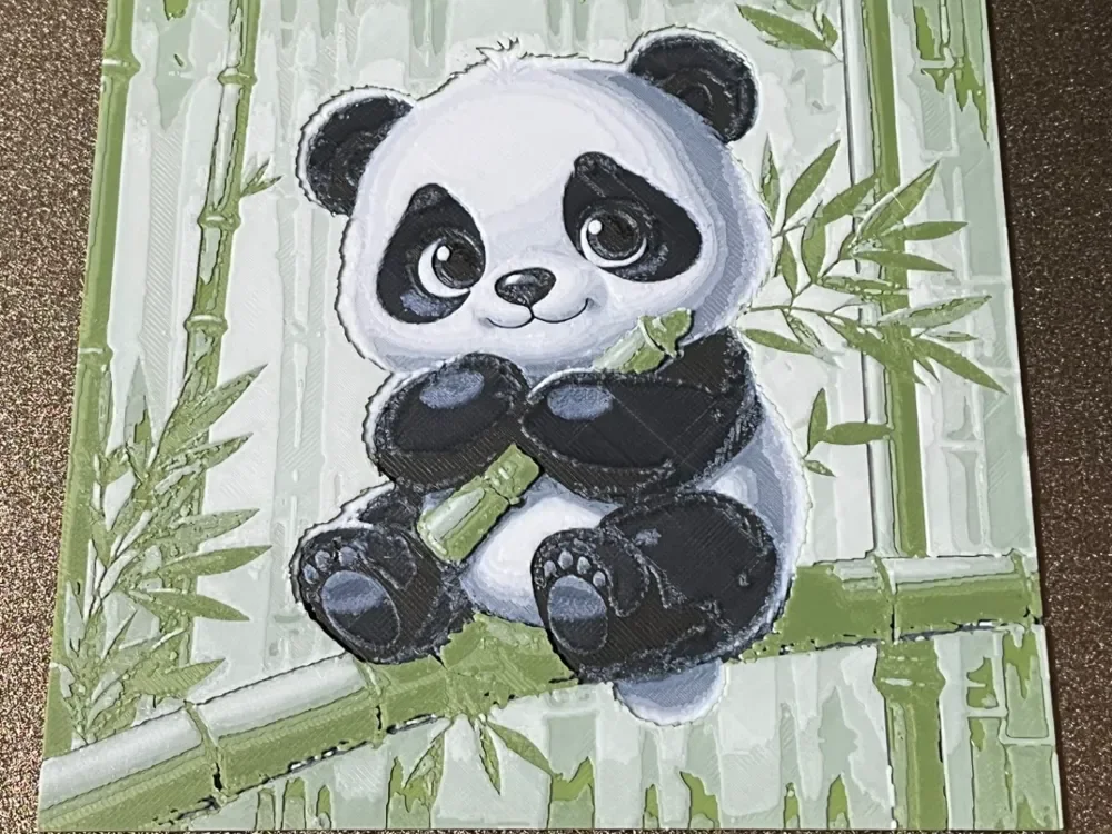 CutePanda by FantasyZ HueForge model: CutePanda by FantasyZ
