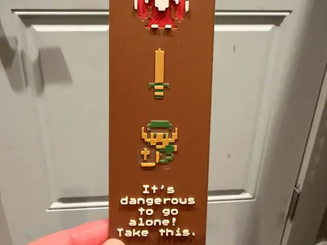 Take This - The Legend of Zelda Retro Bookmark
