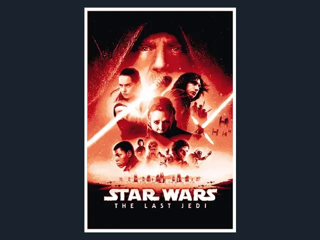 Star Wars The Last Jedi (Movie Poster - Hueforge)