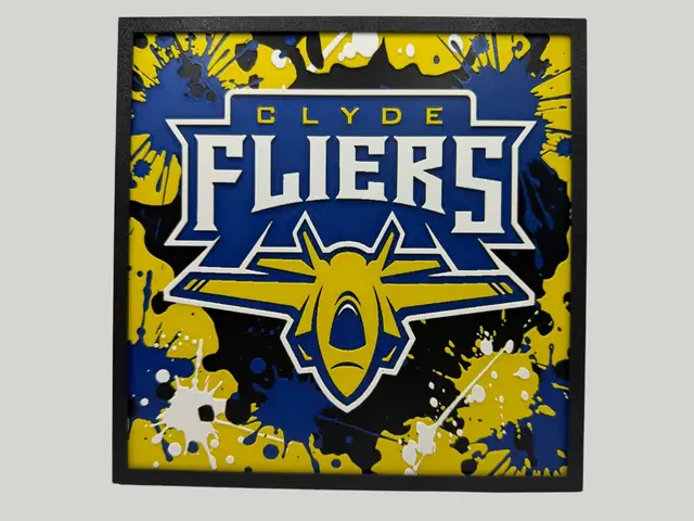 HueForge model: Clyde Fliers by Canadian Gamer