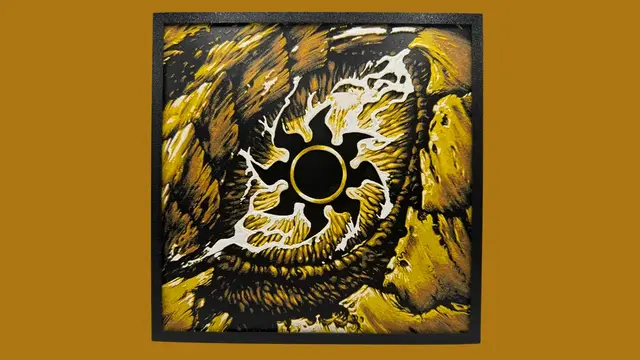 HueForge model: Plains Mana - Magic the Gathering Hueforge by Canadian Gamer