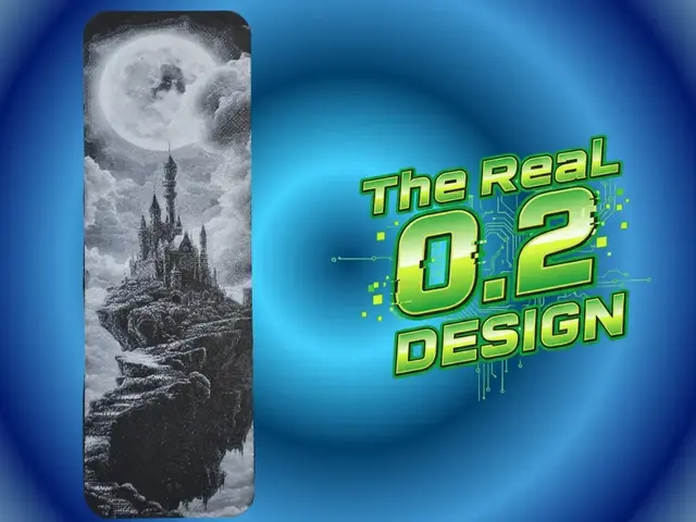 HueForge model: Fantasy Castle Bookmark 0.2 and 0.4 by Atrus Design