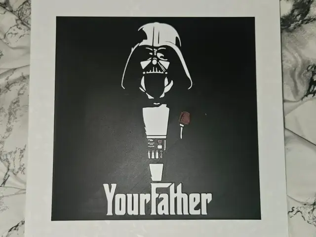 HueForge model: Darth Vater - Your Father - Hueforge by HueFoundry