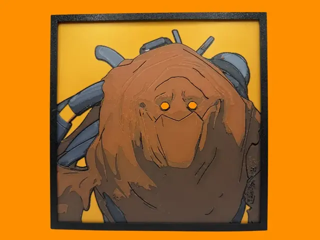 HueForge model: Golem - Dispatch by Canadian Gamer