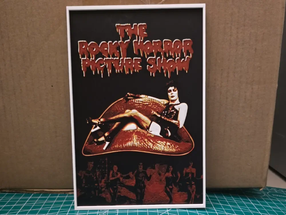 The Rocky Horror Picture Show Poster - Hueforge by Lumpy3D HueForge model: The Rocky Horror Picture Show Poster - Hueforge by Lumpy3D