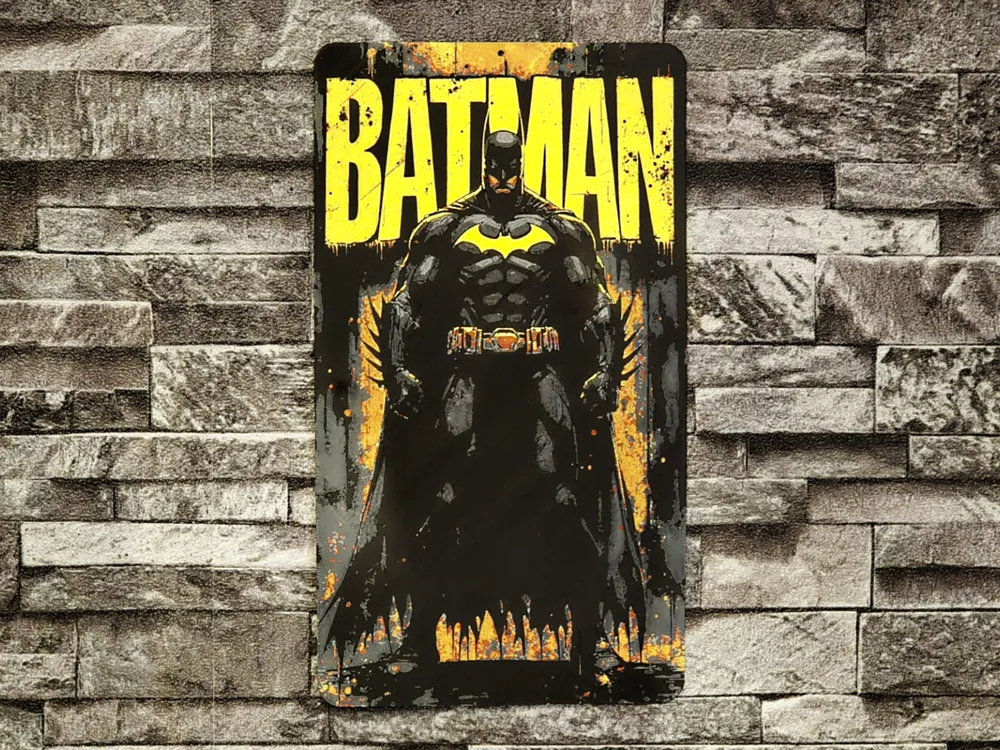 Hueforge Batman by StefBull85 HueForge model: Hueforge Batman by StefBull85