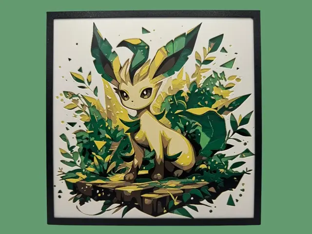 HueForge model: Leafeon by Canadian Gamer