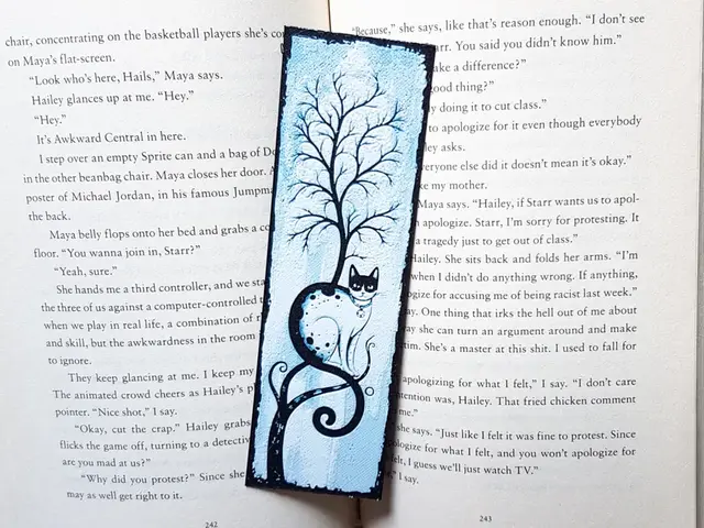 HueForge model: Bookmark, Cat by Dame Jo