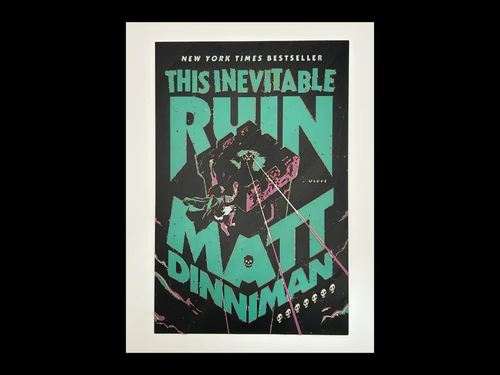 This Inevitable Ruin Cover Art HueForge by CreativeDestructions HueForge model: This Inevitable Ruin Cover Art HueForge by CreativeDestructions