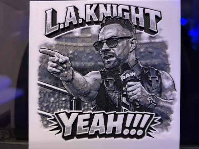 HueForge model: L.A. Knight YEAH!!! WWE Hueforge by Reeftank&more