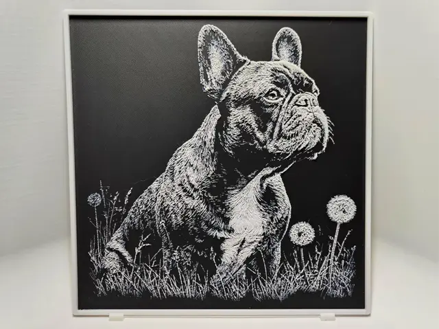 HueForge model: French Bulldog - Hueforge by BeaN