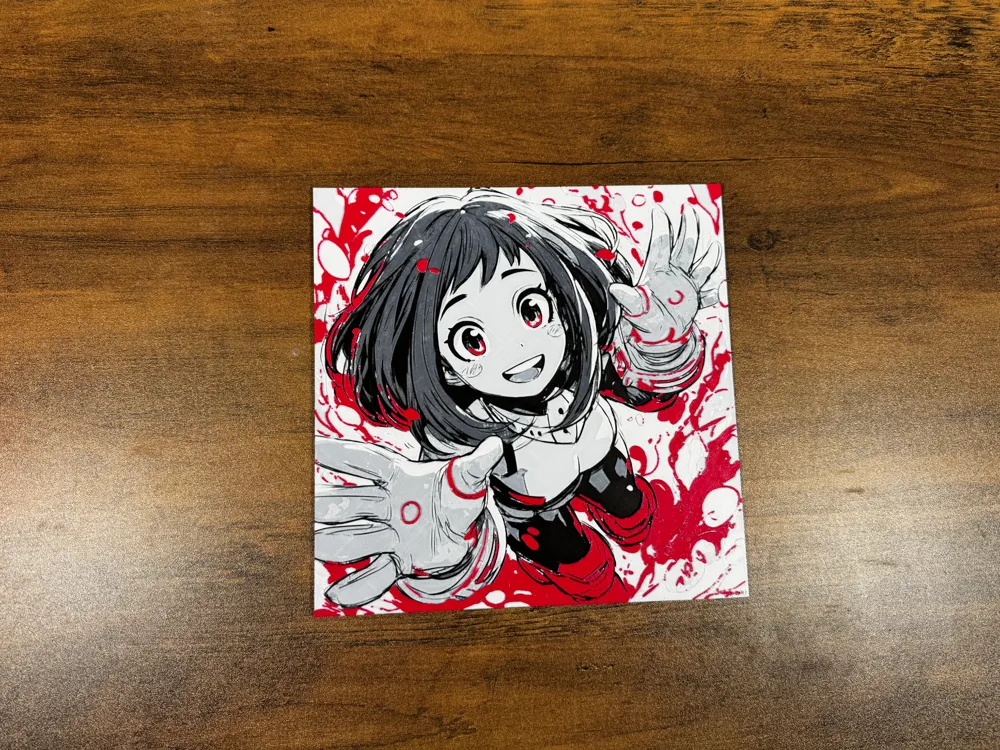 Ochaco – Weightless Wonder with a Splash of Power by 3D Prints By Vic HueForge model: Ochaco – Weightless Wonder with a Splash of Power by 3D Prints By Vic